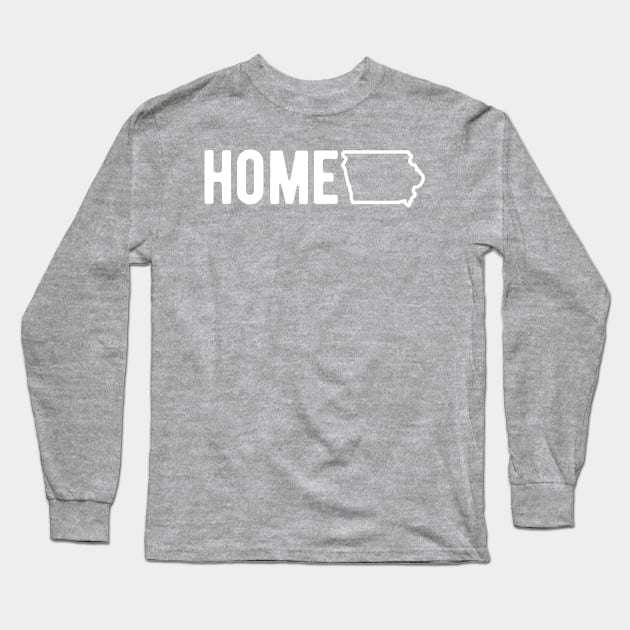 Iowa HOME Long Sleeve T-Shirt by blueduckstuff